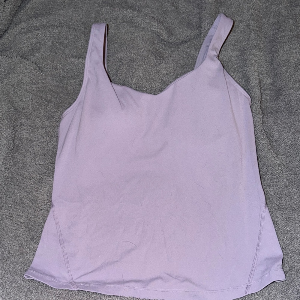 CRZ YOGA Lilac Scoop Neck Tank Top S